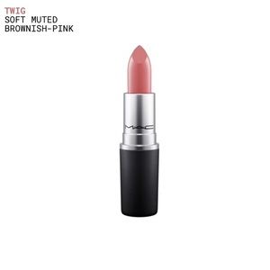 MAC satin lipstick in Twig